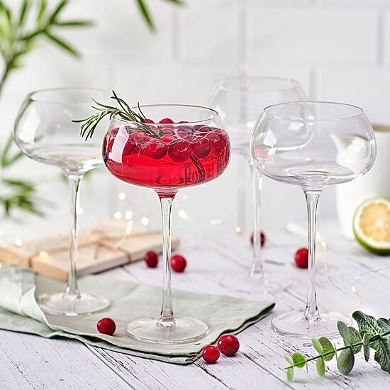 Mikasa Craft, Clear 4-pc. Drinkware Set