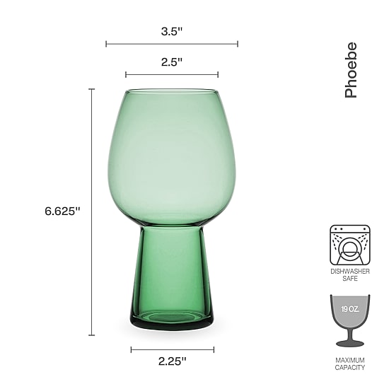 Mikasa Phoebe, Sage 4-pc. Beer Glass Set