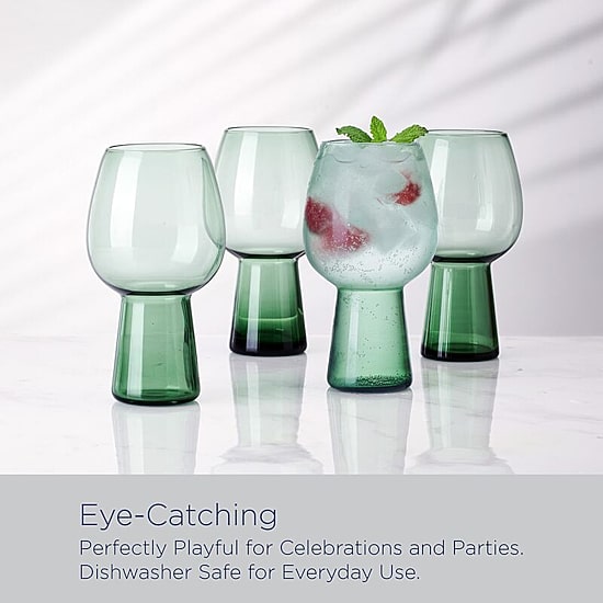 Mikasa Phoebe, Sage 4-pc. Beer Glass Set