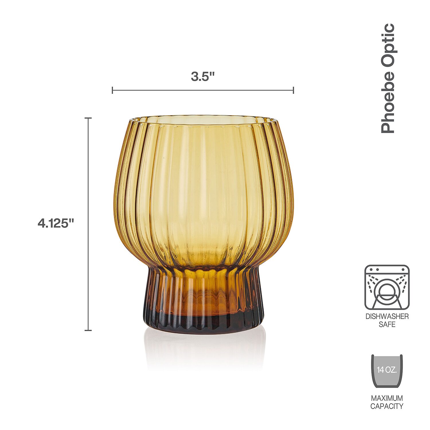 Mikasa Phoebe, Sage 4-pc. Tumbler Glass