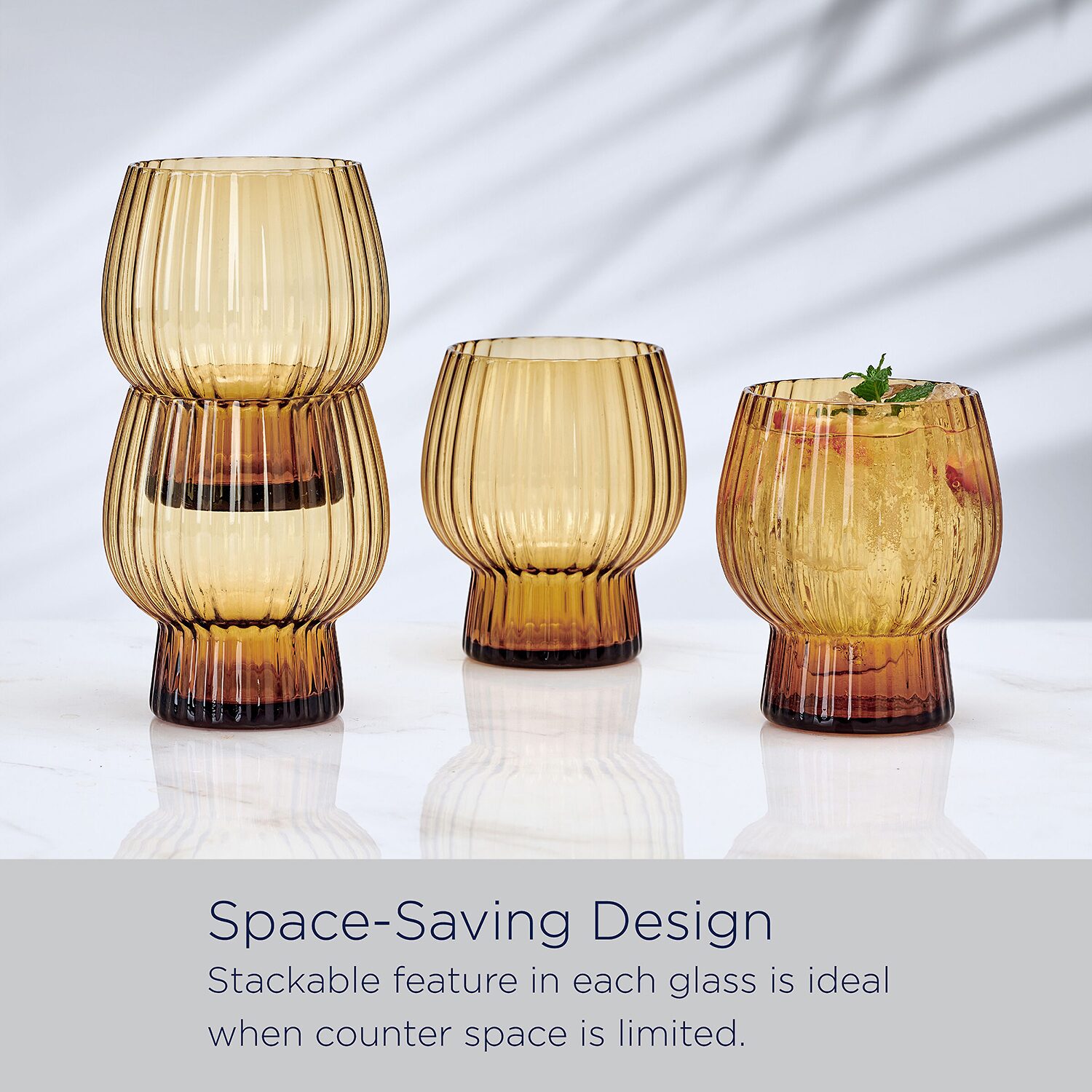 Mikasa Phoebe, Sage 4-pc. Tumbler Glass