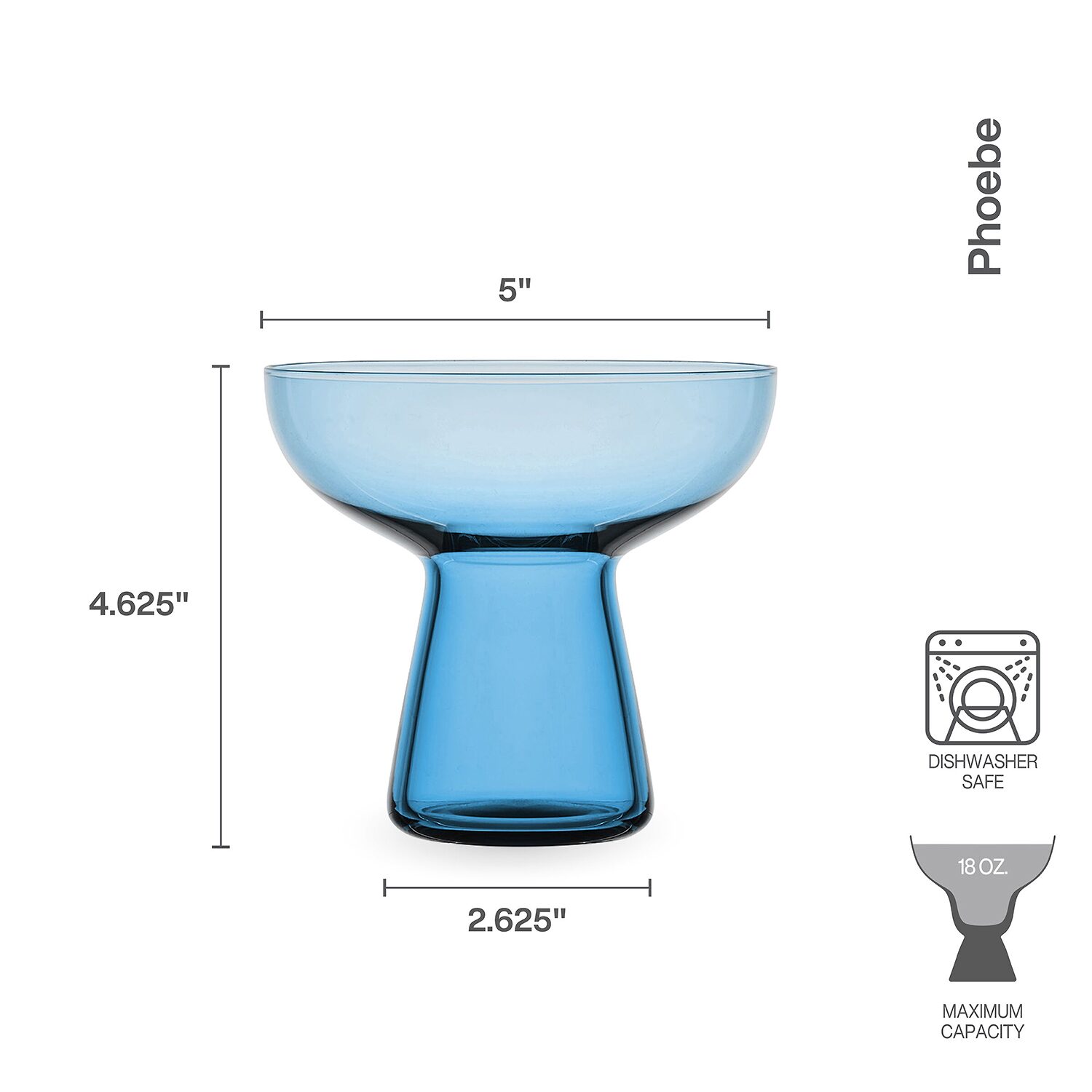 Mikasa Phoebe, Amber 4-pc. Margarita Glass