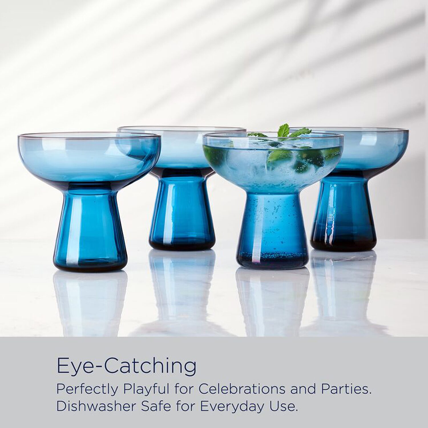 Mikasa Phoebe, Amber 4-pc. Margarita Glass