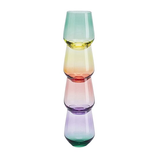 Mikasa Chroma, Assorted 4-pc. Stemless Wine Glass