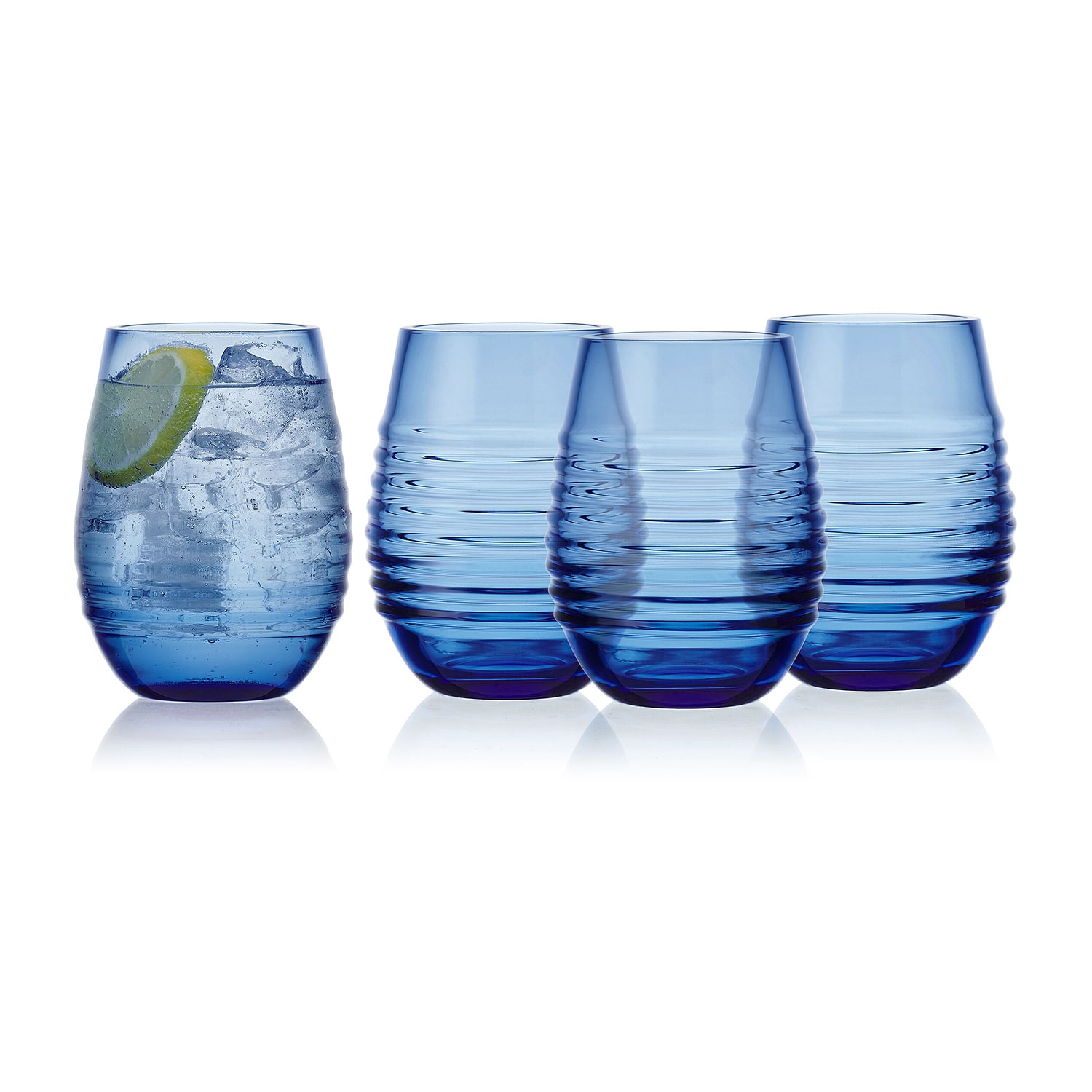 Mikasa Mksa Ciara, Yellow 4-pc. Stemless Wine Glass