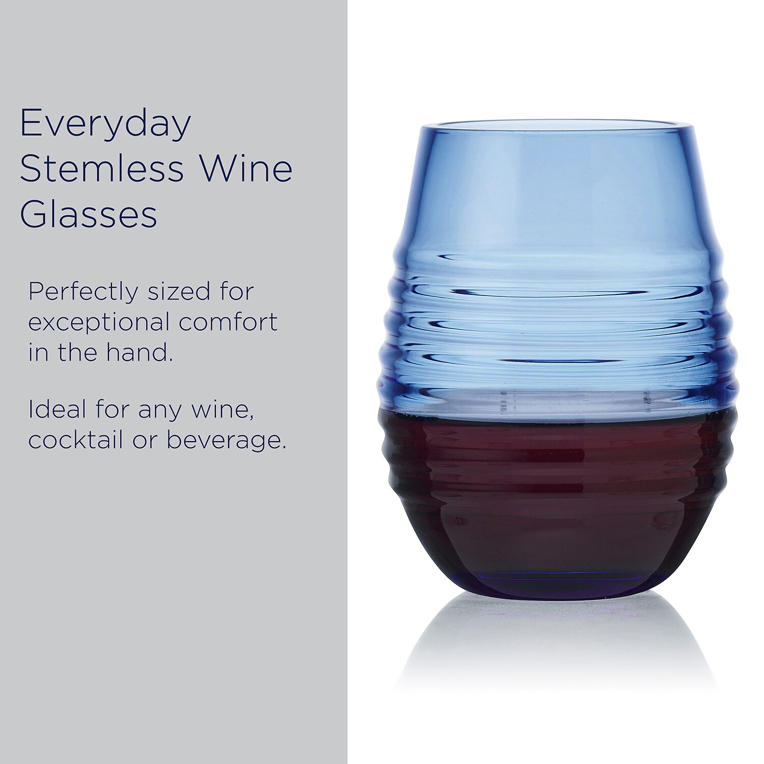 Mikasa Mksa Ciara, Yellow 4-pc. Stemless Wine Glass