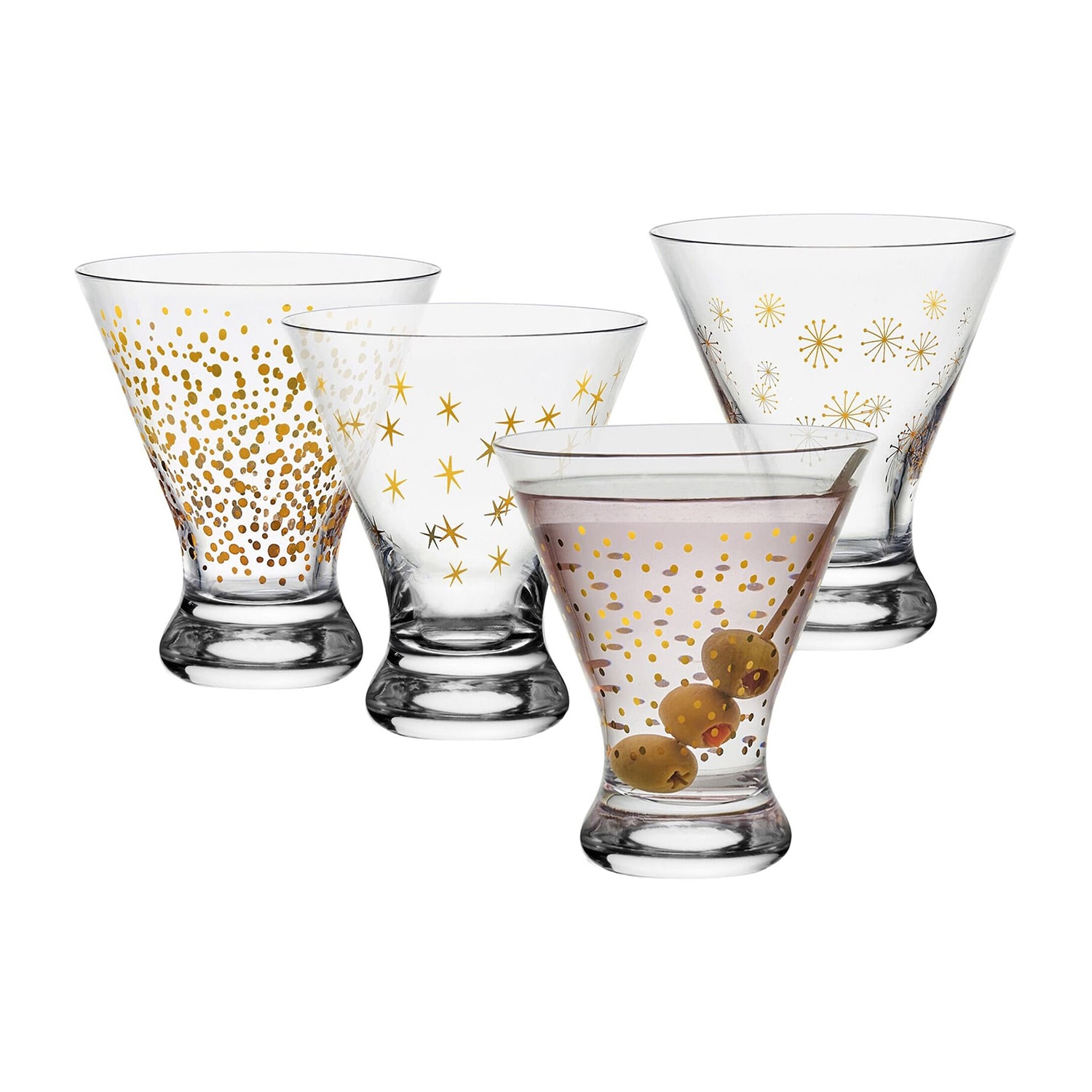 Mikasa Party, Clear 4-pc. Martini Glass