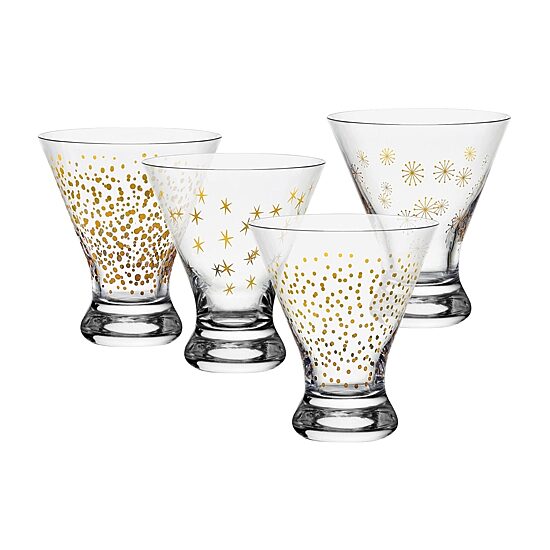 Mikasa Party, Clear 4-pc. Martini Glass