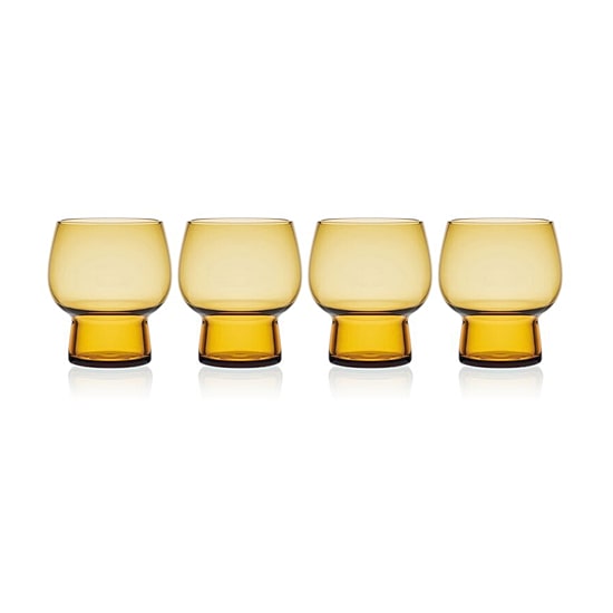 Mikasa Phoebe, Amber 4-pc. Tumbler Glass