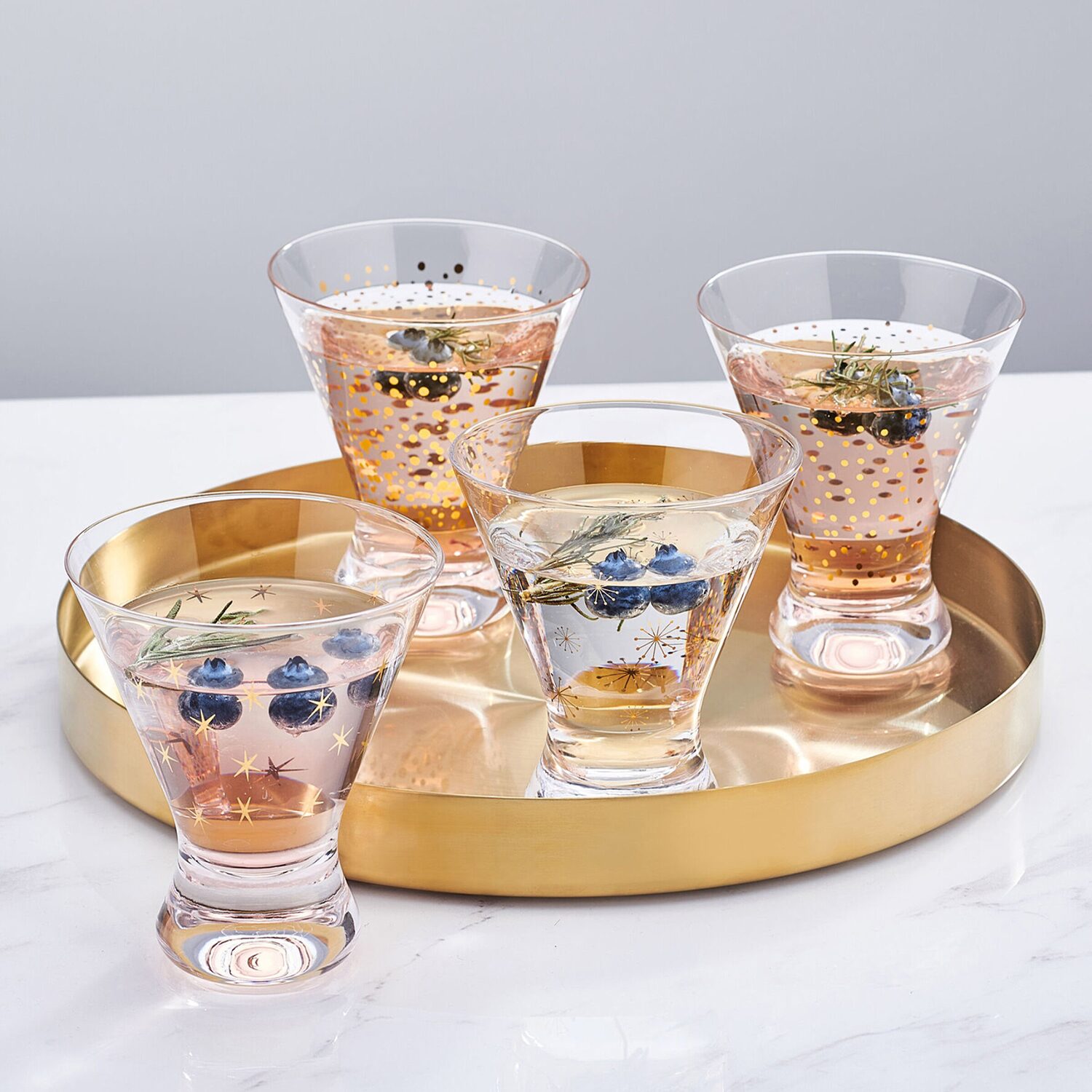 Mikasa Party, Clear 4-pc. Martini Glass
