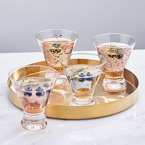 Mikasa Party, Clear 4-pc. Martini Glass