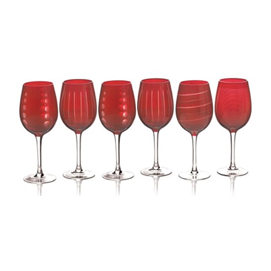Mikasa Cheers, Ruby 6-pc. Wine Glass