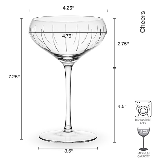 Mikasa Cheers, Clear 4-pc. Wine Glass
