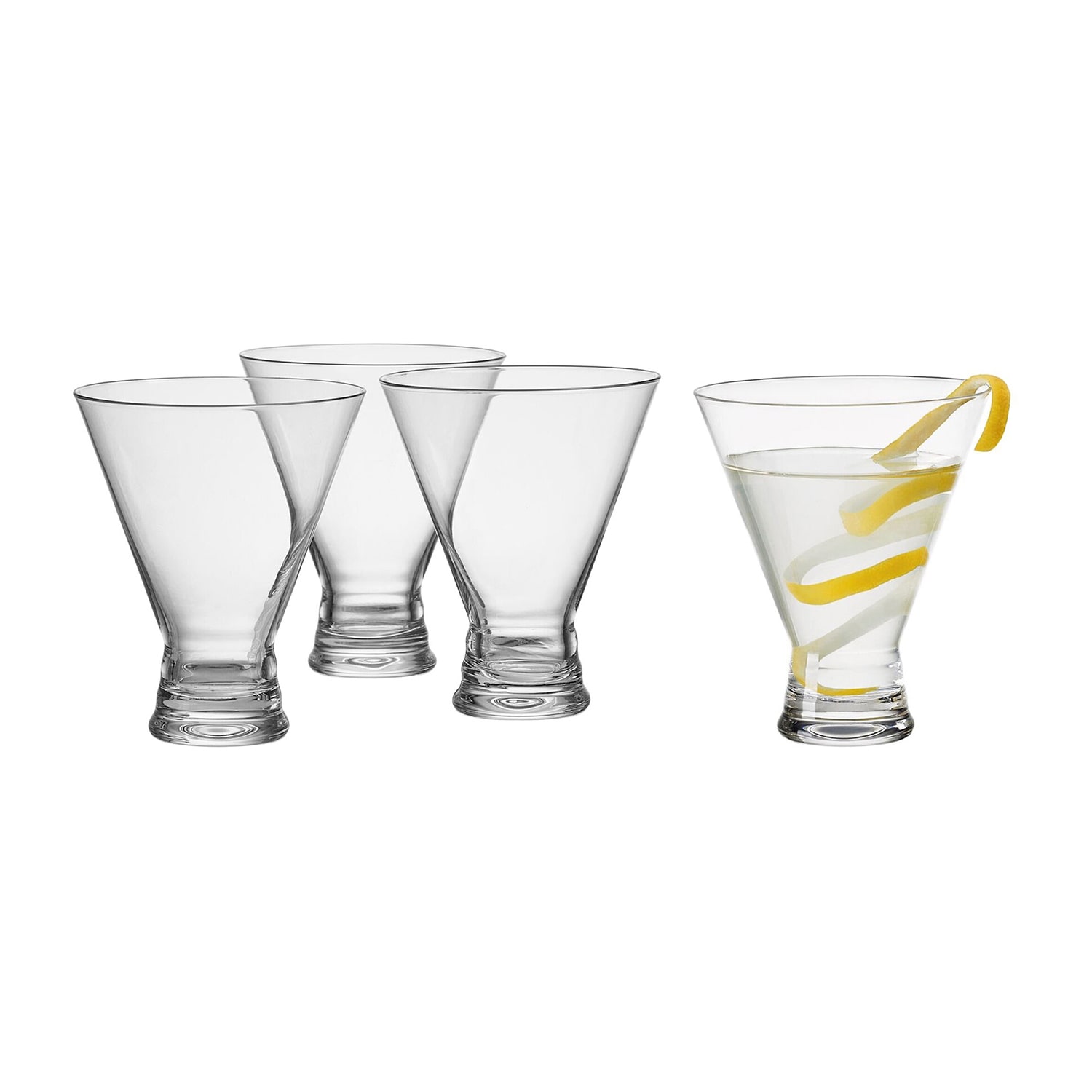 Mikasa Craft, Clear 4-pc. Martini Glass