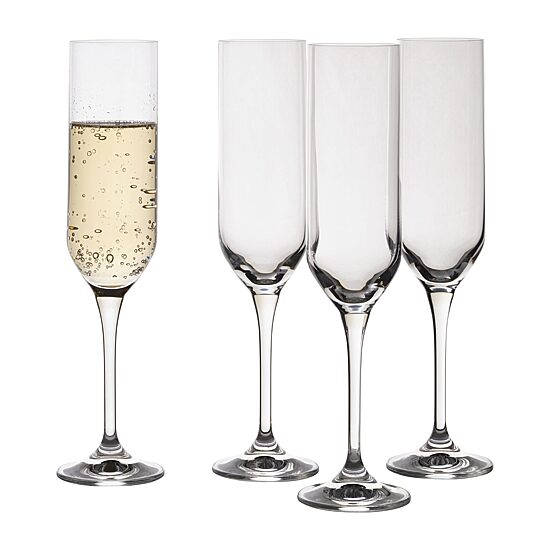 Mikasa Upton, Clear 4-pc. Champagne Flute