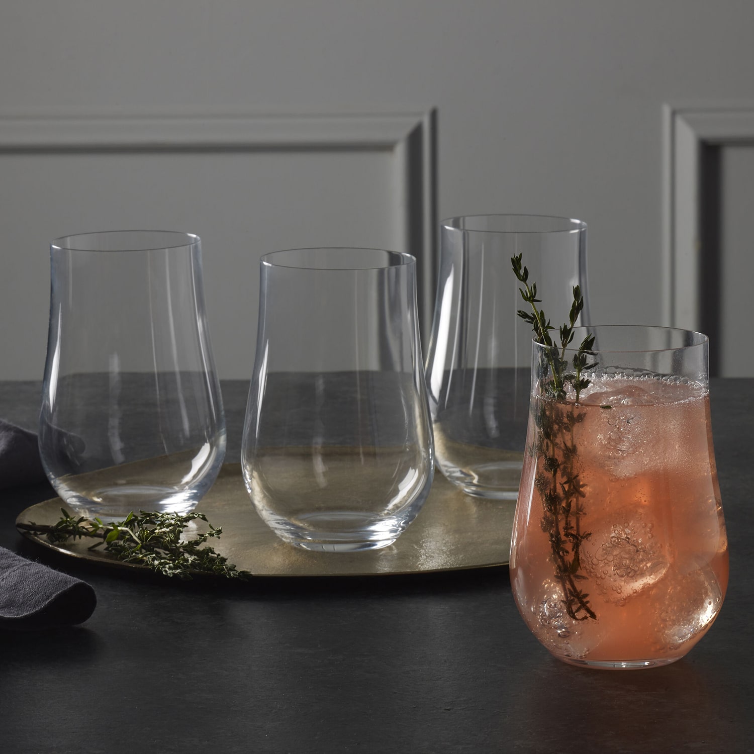 Mikasa Grace, Clear 4-pc. Tumbler Glass