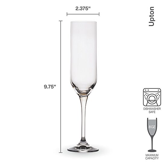 Mikasa Upton, Clear 4-pc. Champagne Flute