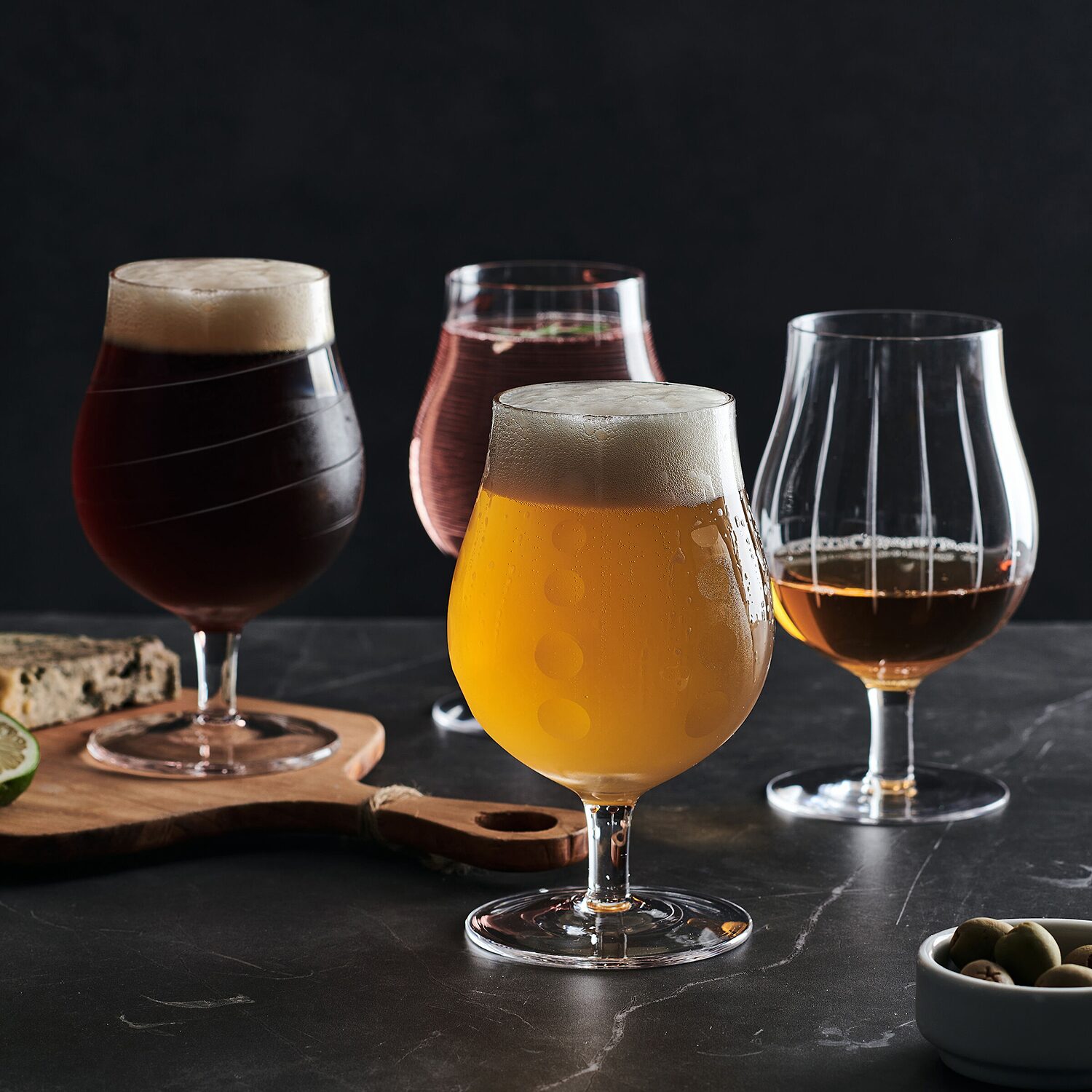 Mikasa Cheers, Clear 4-pc. Beer Glass Set