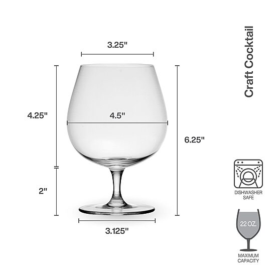 Mikasa Craft, Clear 4-pc. Drinkware Set