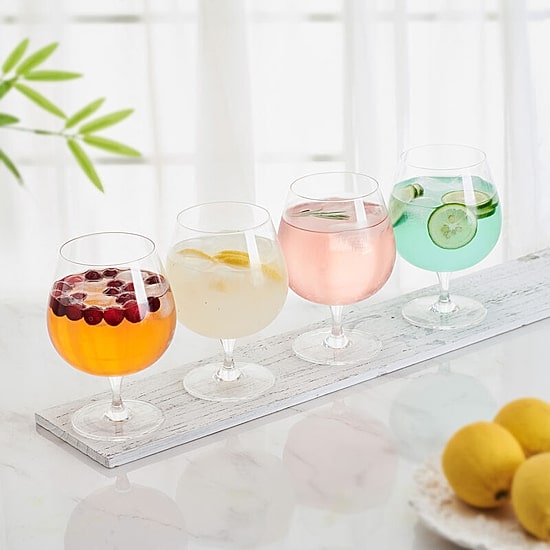 Mikasa Craft, Clear 4-pc. Drinkware Set
