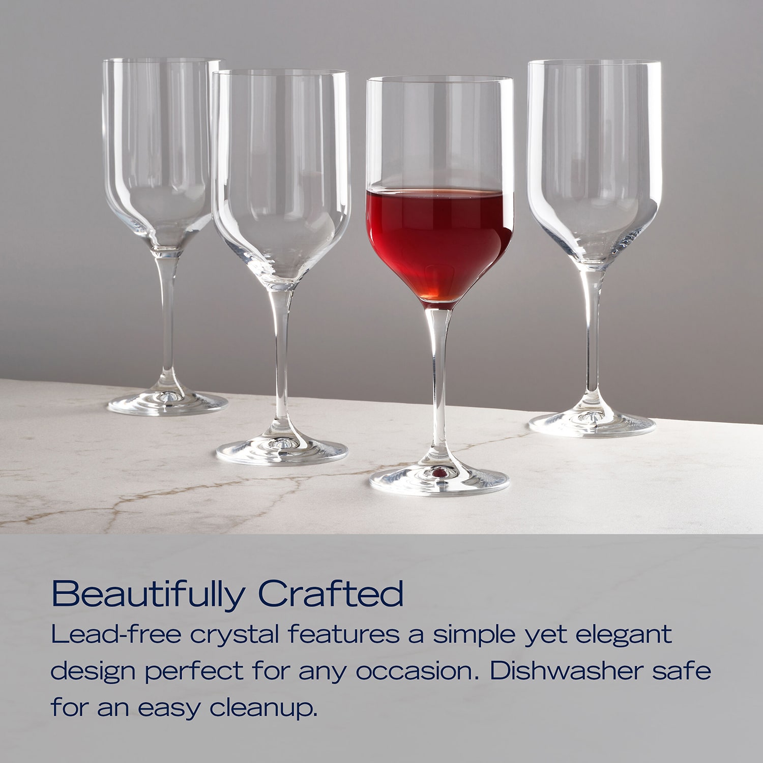 Mikasa Upton, Clear 4-pc. Red Wine Glass