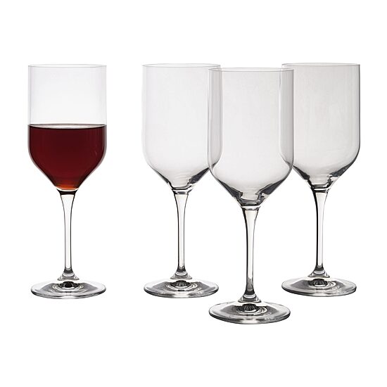 Mikasa Upton, Clear 4-pc. Red Wine Glass