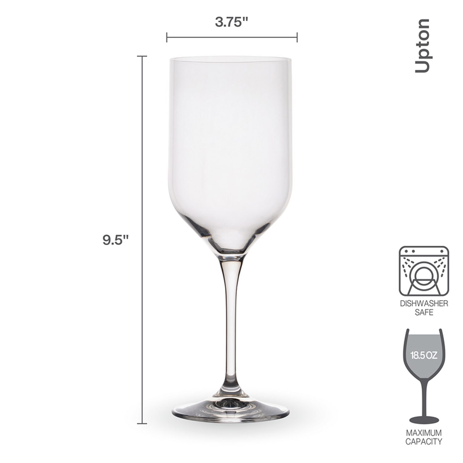 Mikasa Upton, Clear 4-pc. Red Wine Glass