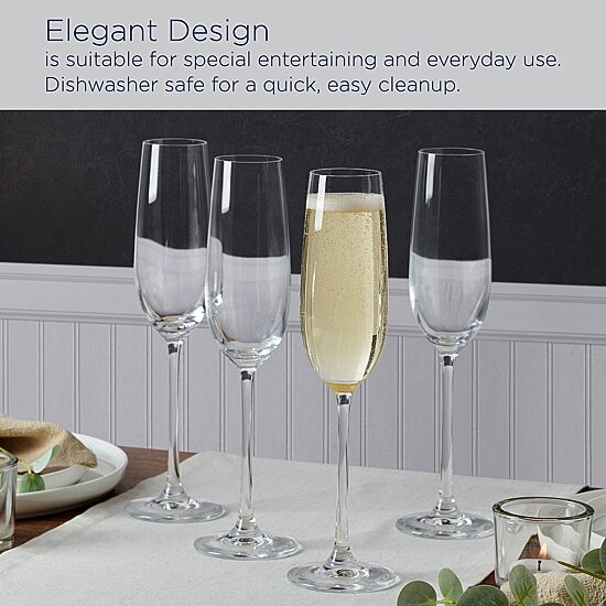 Mikasa Lana, Clear 4-pc. Champagne Flute