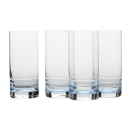 Mikasa Cal Blue Ombre 4-pc. Tumbler Glass