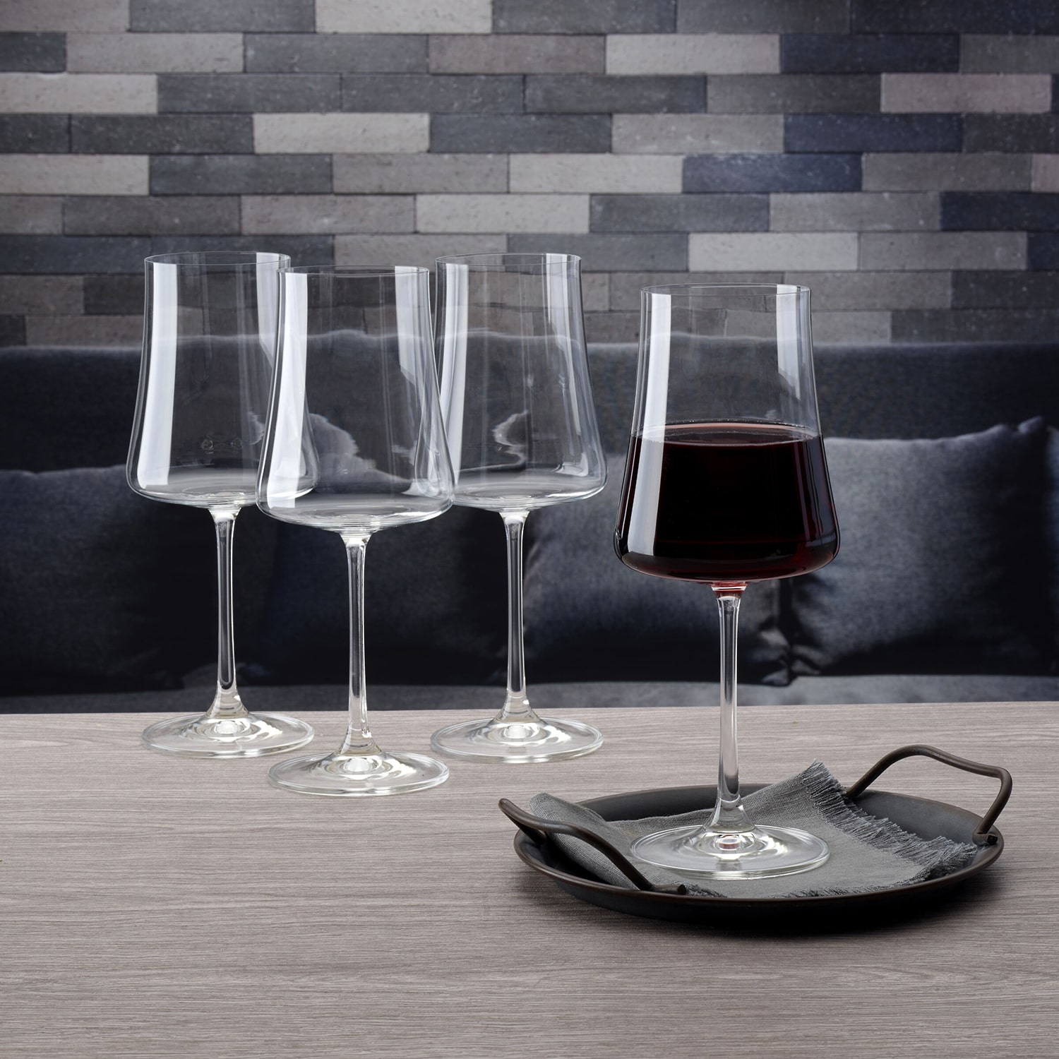Mikasa Aline, Clear 4-pc. Red Wine Glass