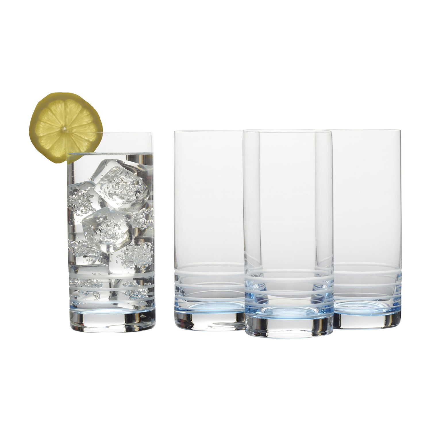 Mikasa Cal Blue Ombre 4-pc. Tumbler Glass