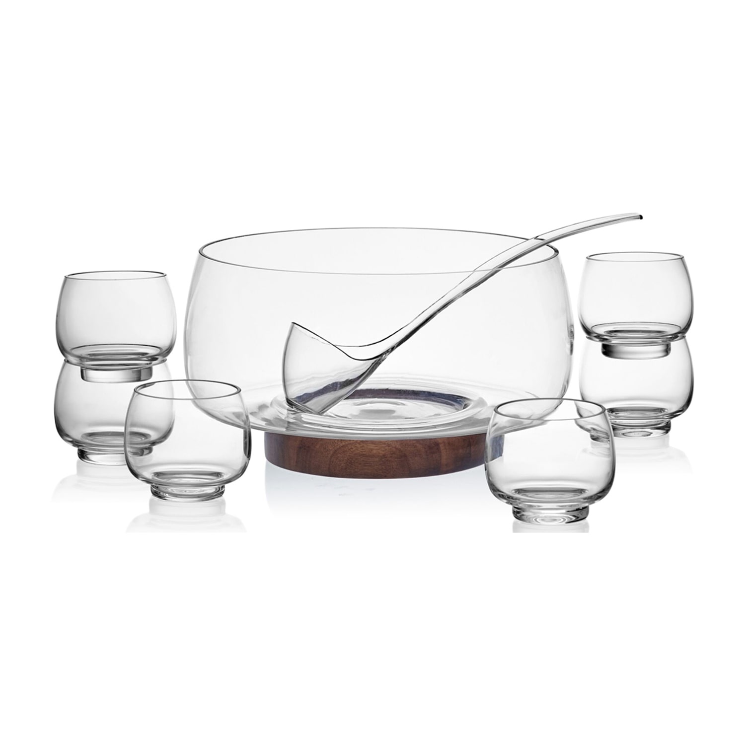 Mikasa Glenwood, Clear 8-pc. Glass Punch Bowl