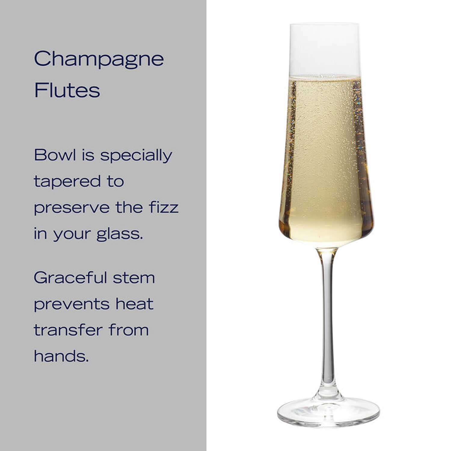Mikasa Aline, Clear 4-pc. Champagne Flute