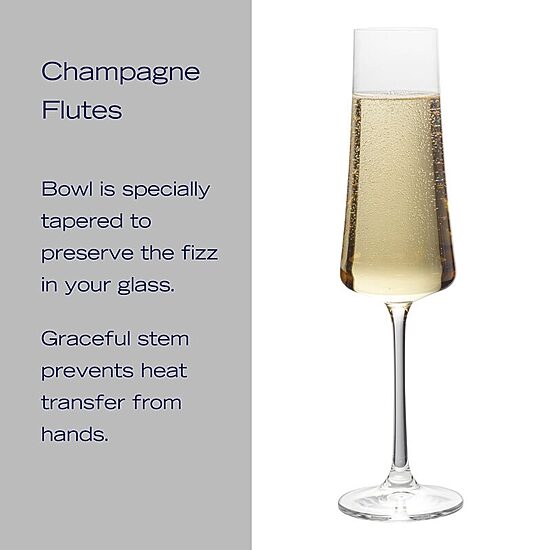 Mikasa Aline, Clear 4-pc. Champagne Flute