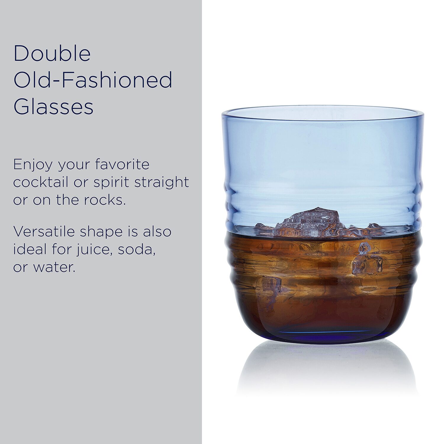 Mikasa Ciara, Cobalt 4-pc. Tumbler Glass