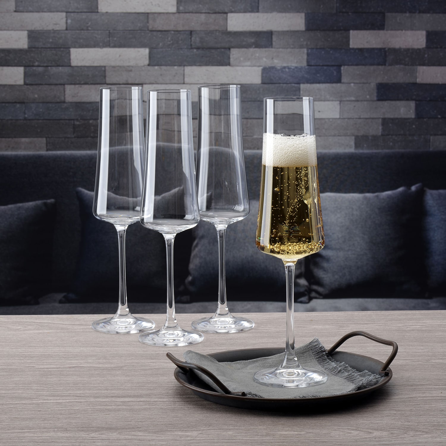Mikasa Aline, Clear 4-pc. Champagne Flute
