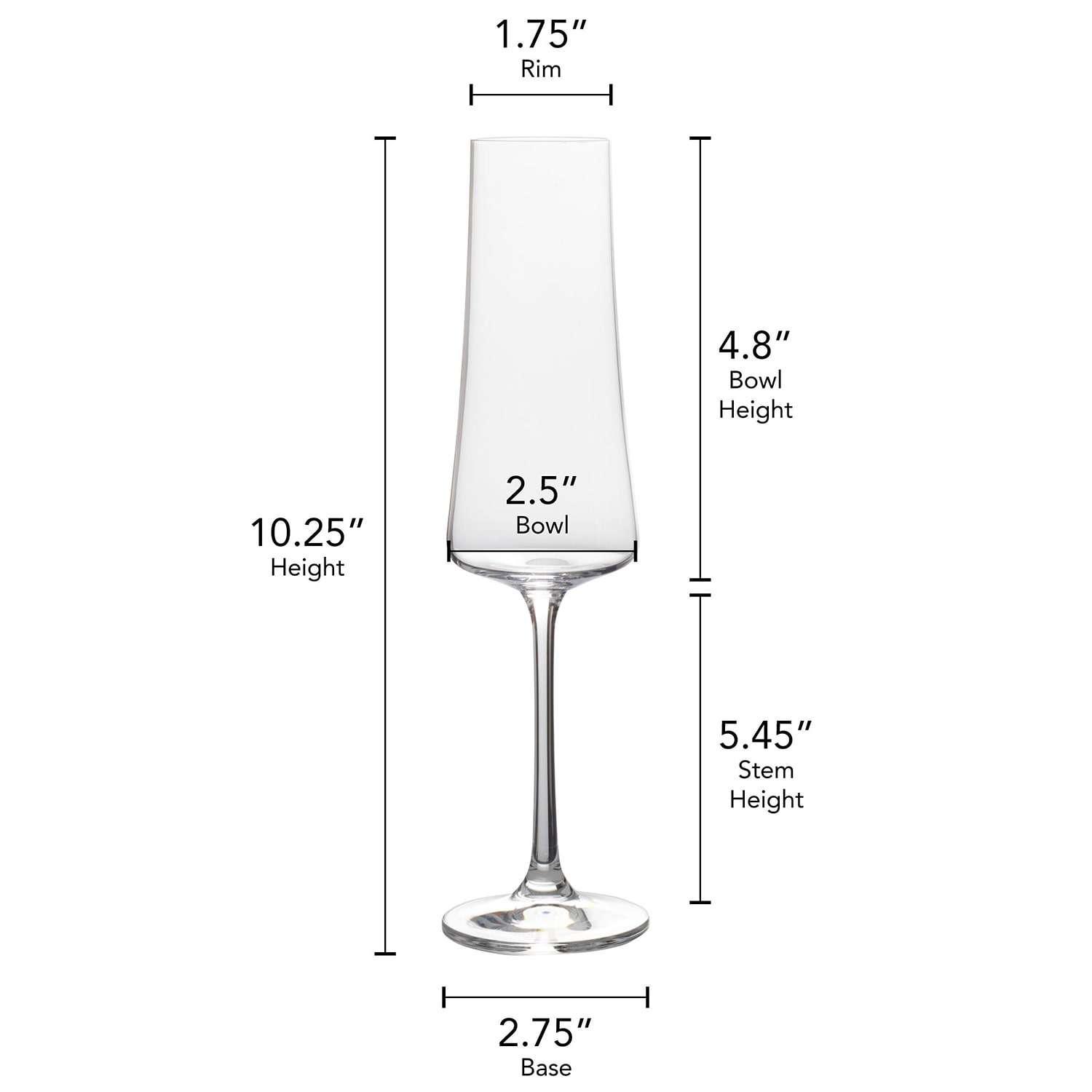 Mikasa Aline, Clear 4-pc. Champagne Flute