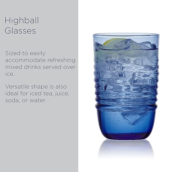 Mikasa Ciara, Colbolt 4-pc. Tumbler Glass