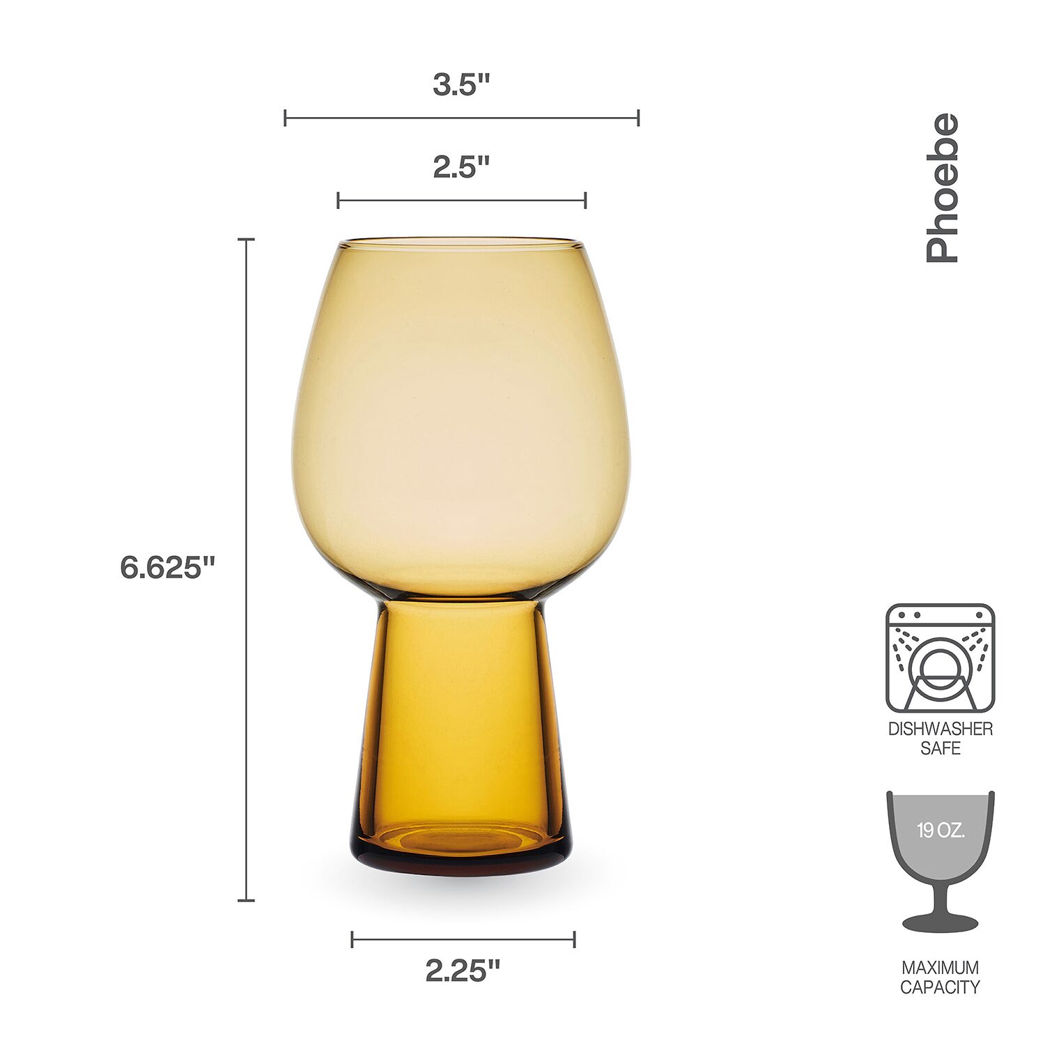 Mikasa Phoebe, Sage 4-pc. Beer Glass Set