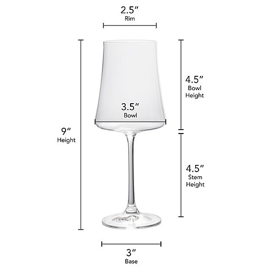 Mikasa Aline, Clear 4-pc. White Wine Glass