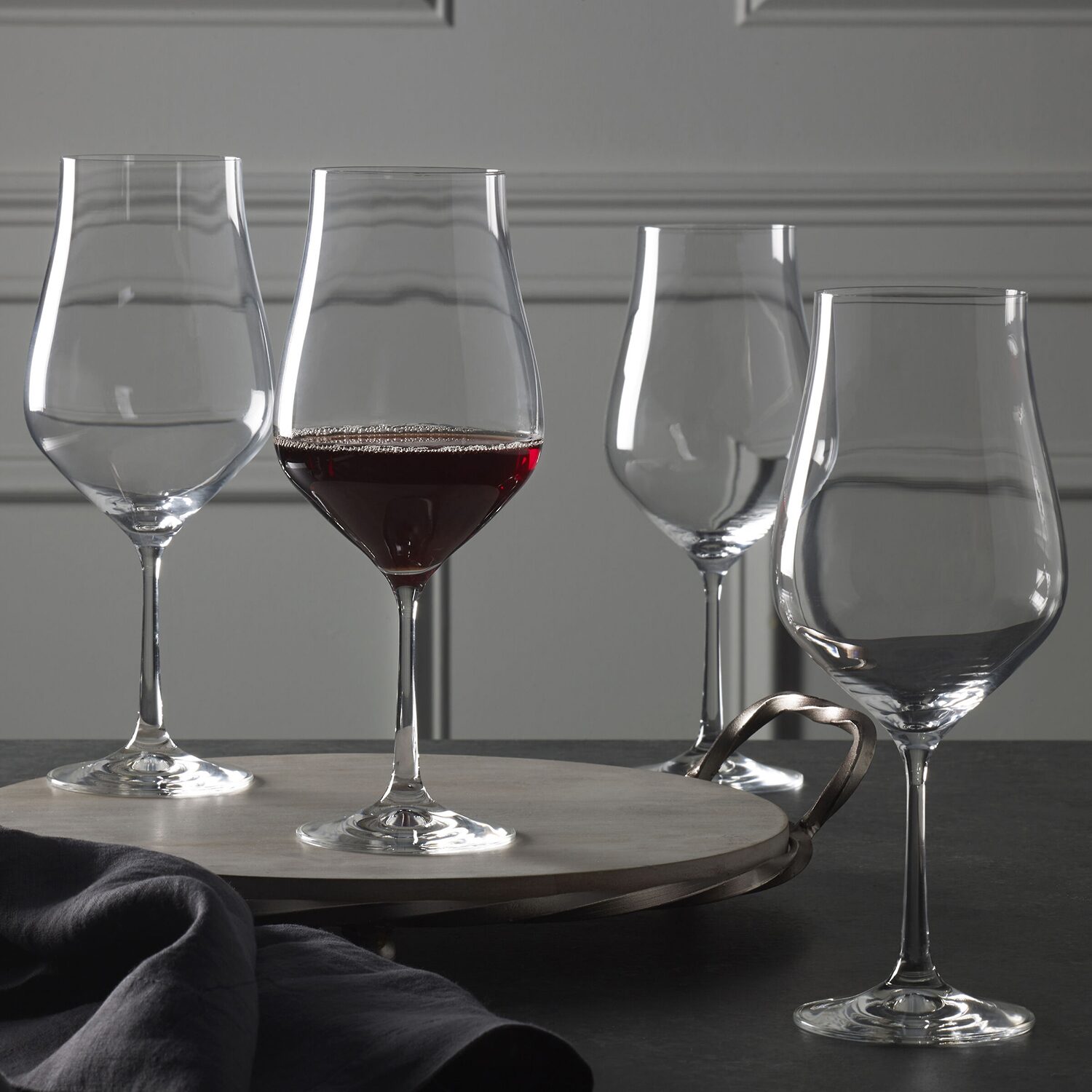 Mikasa Grace, Clear 4-pc. Stemless Wine Glass