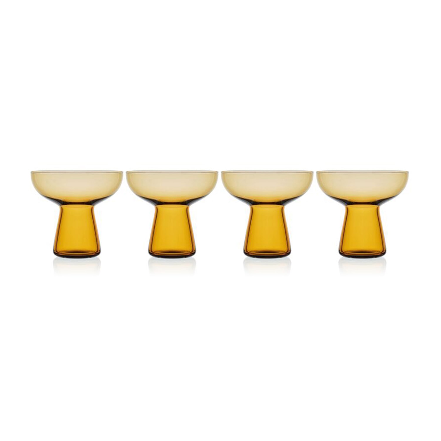 Mikasa Phoebe, Amber 4-pc. Margarita Glass