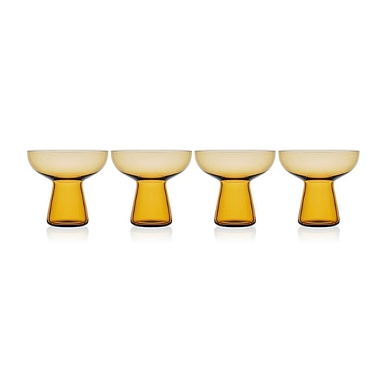 Mikasa Phoebe, Amber 4-pc. Margarita Glass