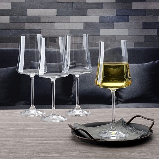 Mikasa Aline, Clear 4-pc. White Wine Glass