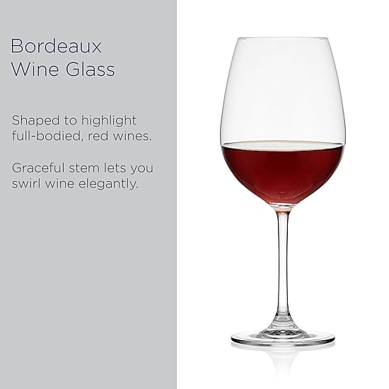 Mikasa Lana, Clear 4-pc. Red Wine Glass