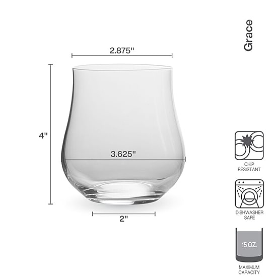 Mikasa Grace, Clear 4-pc. Tumbler Glass