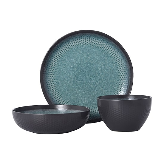 Pfaltzgraff Maddox, Turquoise 12-pc. Stoneware Dinnerware Set