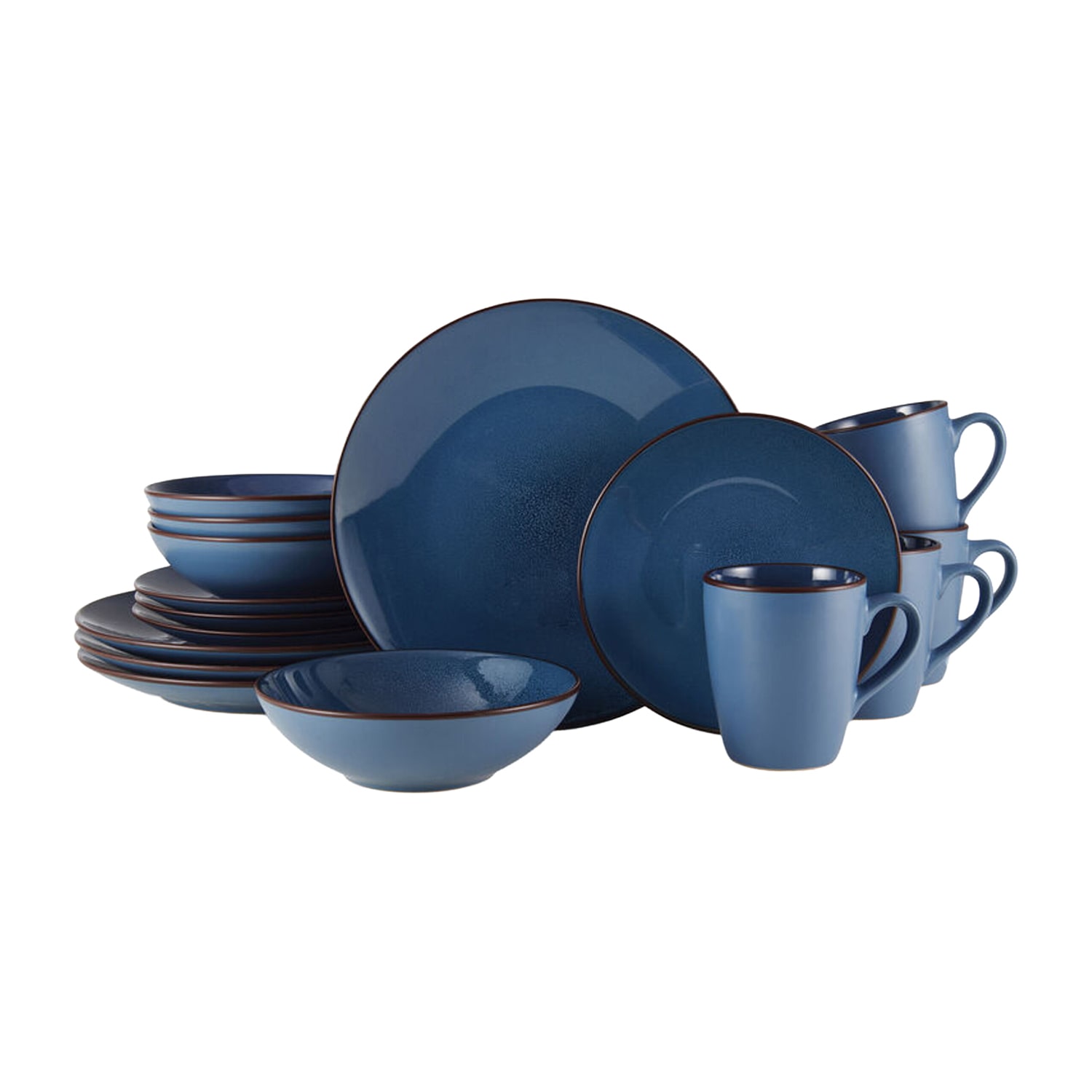 Pfaltzgraff Pierce, Blue 16-pc. Stoneware Dinnerware Set