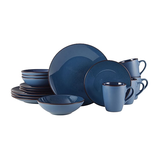 Pfaltzgraff Pierce, Blue 16-pc. Stoneware Dinnerware Set
