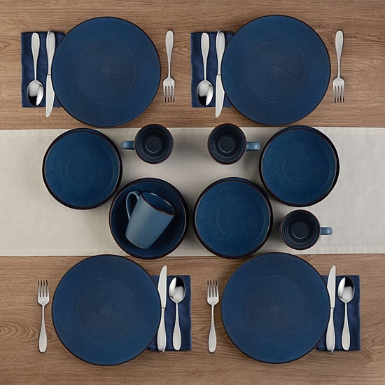 Pfaltzgraff Pierce, Blue 16-pc. Stoneware Dinnerware Set